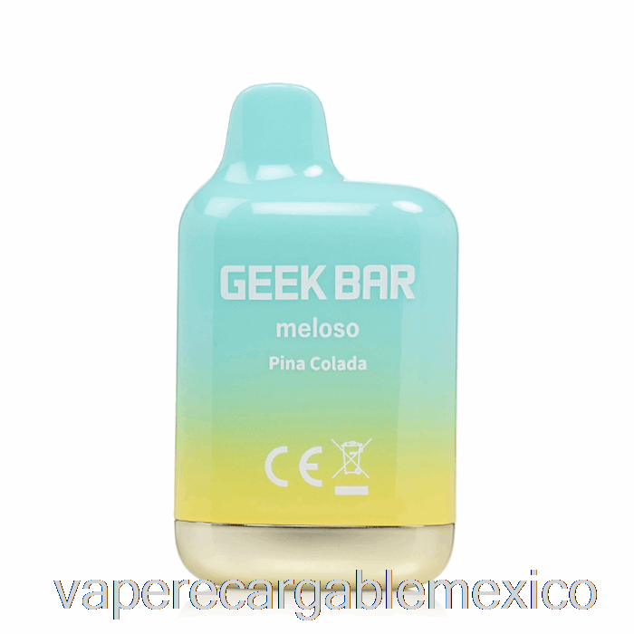 Vape Recargable Geek Bar Meloso Mini 1500 Piña Colada Desechable
